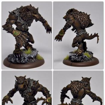 Circle Orboros Feral Warpwolf by Zaz