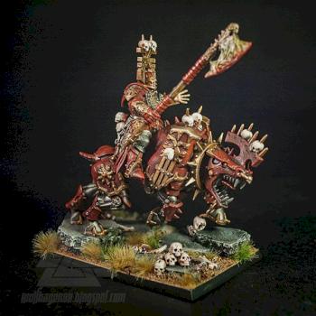 Lord of Khorne on Juggernaut by Wolffghar