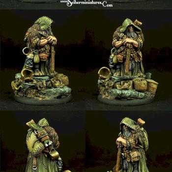 Dwarf Miner 54mm by Scibor