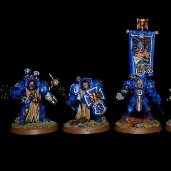 Ultramarine Terminator Command Squad by N-Dee