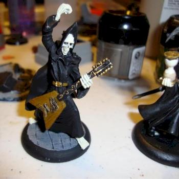 Discworld Death with a guitar by wittzo