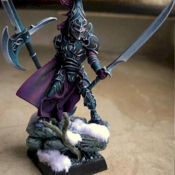 Dark elf Black Guard Champion by lukatme