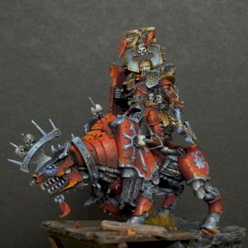 General of Khorne on Juggernaut - Bronze at GD Germany 2010 by Bormelot