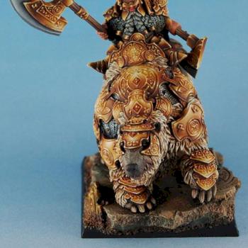 Dwarf General on War Bear by olivka