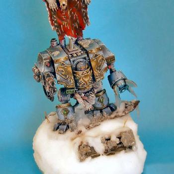 forgeworld space wolves dreadnought by miniatureheaven