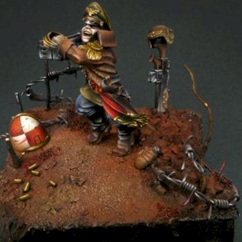 Imperial Guard Commissar by Flameon