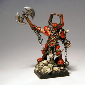 Chaos Champion of Khorne by Lazy Rat