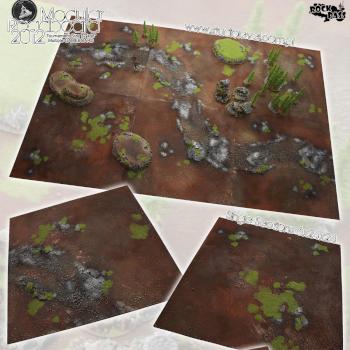 MODULAR 72x48 ROADBOARD SET scenery terrain surface by studiolevel