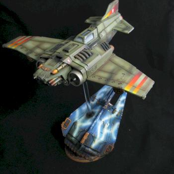 Forgeworld Imperial Navy Thunderbolt by TMarkhampaintingstudio