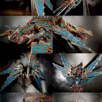 Chaos Space Marines Heldrake by Dukhe