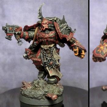 Chosen Chaos Space Marine with Powerfist by Prometheus