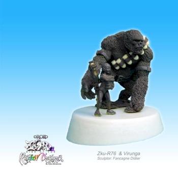 Virunga, le singe savant & Zku-R76 by Myfor