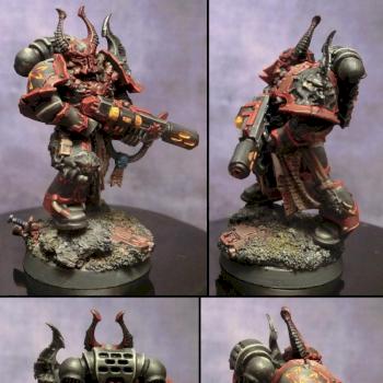 Chosen Chaos Space Marine with Meltagun by Prometheus