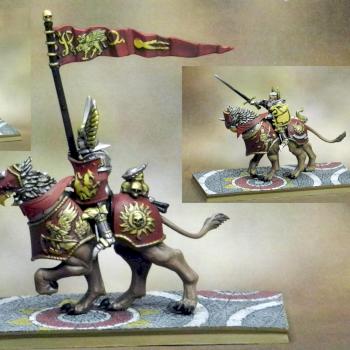 empire demigryph knights by Emilys Miniatures
