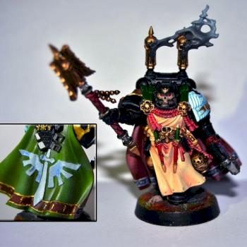 Dark Vengeance Dark Angels Interrogator chaplain Seraphicus by Puldominiatures