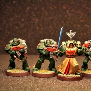 Dark Angels combat squad by agtpunk