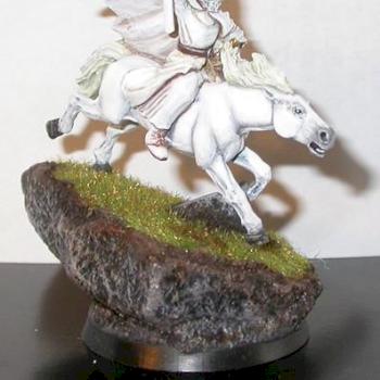 Galdalf on Shadowfax by asher40
