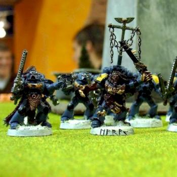 Leader with Mark of Wulfen and Blood Crew by Kjalter