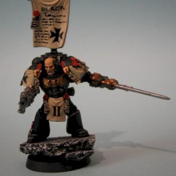 Black templar captain by johnny889