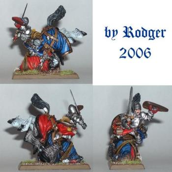 Bretonnian Errant Knight Justian by Rodger