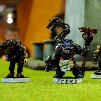 Iron Priest with Servitors by Kjalter