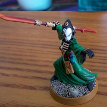 Eldar Warlock conversion by paladian