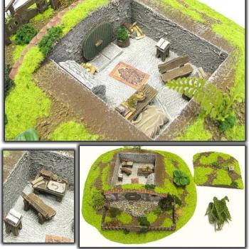 Halflinghouses with interior by Dirk