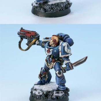 Ultramarines Tyranid Hunter by Father Nanectarius