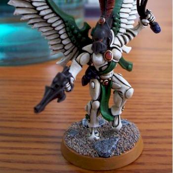 Eldar Swooping Hawk Exarch conversion by paladian