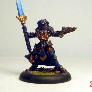 Captain Victoria Haley- Cygnar warcaster by red dragon
