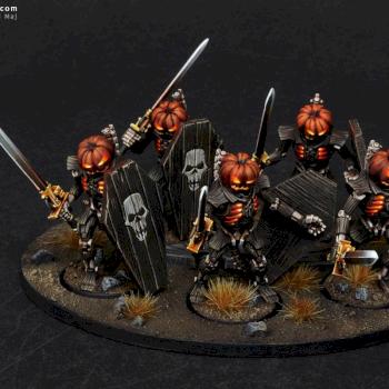 Necron Lychguards of the Pumpkin Dynasty (Halloween) by BloodyBeast.com