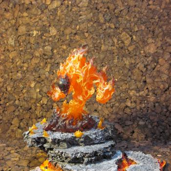 Sparky (Large Fire Elemental) - 77082 Bones by Jewelego
