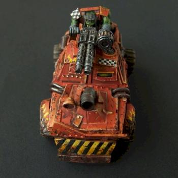 war buggy fighter truck Orc ork vechicle unique painted by turbo