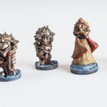 Lord of Ice garden - Black player's miniatures by Juzwa