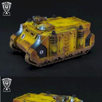 Imperial Fists Rhino by Ehlanay