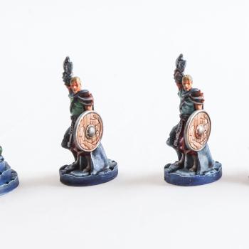 Lord of Ice garden - Blue player's miniatures by Juzwa