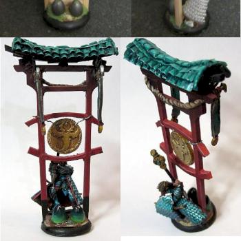 Skorne standard bearer with torii by Gtsoul