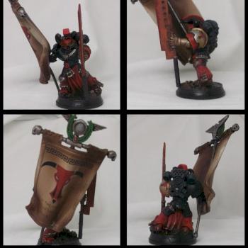 Minotaur Space Marines Honor Guard /w Chapter Banner by Sasa0mg