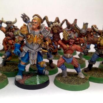 Norse blood bowl team by rzal123