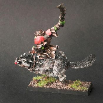Goblin Hero Wolf Rider by Zoo Art Studio