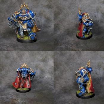Space Marine Captain by webwaypainting