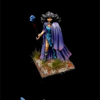 Dark Sword - Human mage with staff by patttttry85