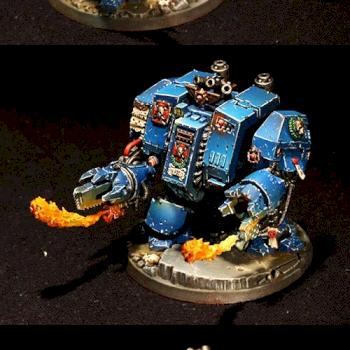 Ultramarines Dreadnought by nazgash