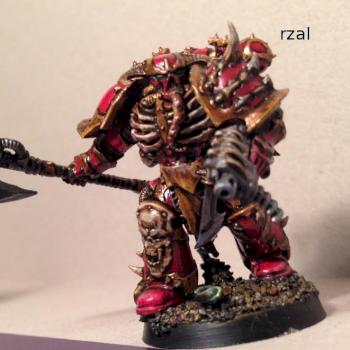 Chaos warrior with Axe by rzal123