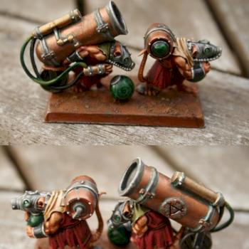 Skaven Poision Wind Mortar crew by Galdrin