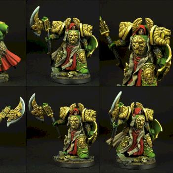 SF Lion Knight figure - painted by Scibor