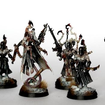 Dark Eldar Haemonculus and Wracks by ThirdEyeNuke