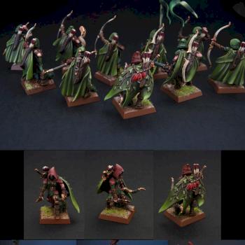 Wood Elf Glade Guards/Scouts by SavageDPainting