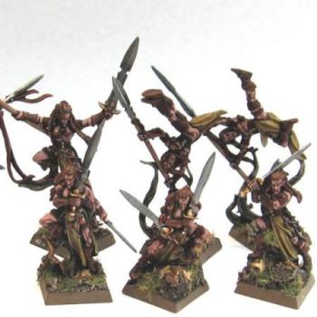 Wood Elf Wardancers by emrys