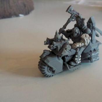Chaplain on bike by HolyCrusader